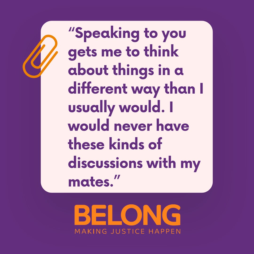 Belong #RJ Manager shares this positive #quote from one of her sessions with a service user at @Coldingley_HMP. #RestorativeApproach #UKPrison #Feedback