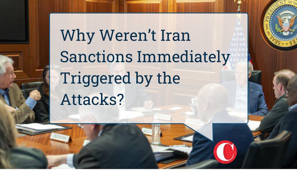 'A precedent here could have easily been established by automatically linking the Iranian barrage to sanctions, because the world does not want to encourage the idea that rogue states are permitted to take free shots at our allies.' @SethAMandel lttr.ai/ARimV #Iran