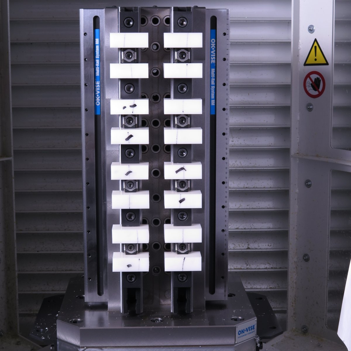 Multi-Rail in Flexible Manufacturing System (FMS)
One application where our Multi-Rail System is gaining popularity is within FMS setups. It's clear why; Multi-Rail can provide all the features, that good FMS fixtures requires.
Read more our website. #okvise #workholding
