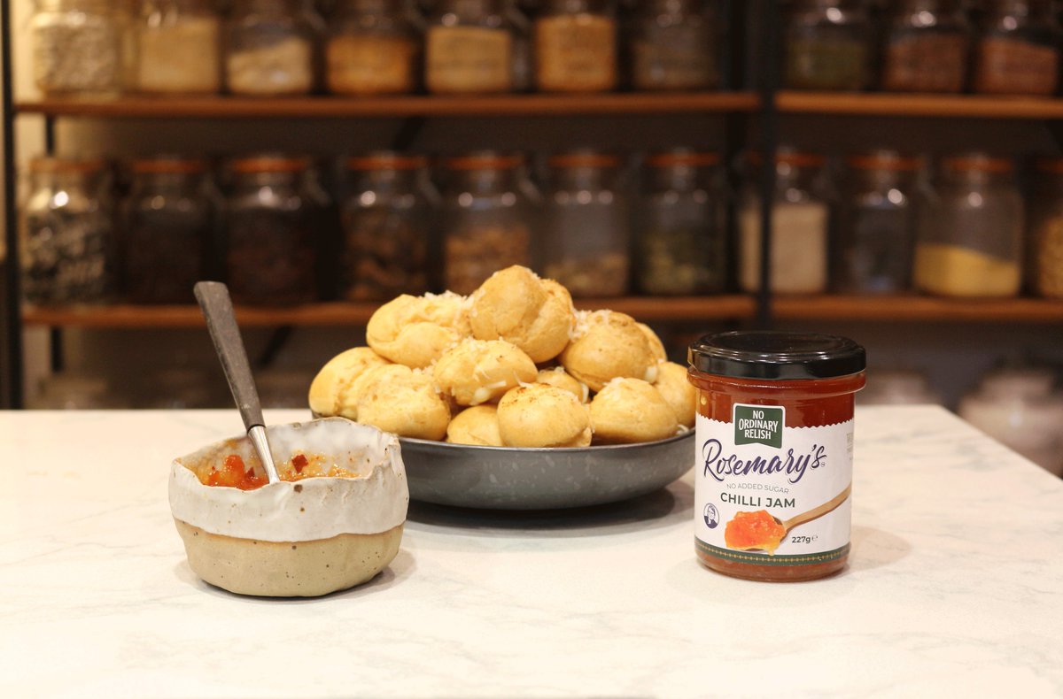 Learn step by step how to make my delicious Gruyere Gourgeres with Chilli Jam by following the link below! More recipes coming soon!

rosemarys-products.co.uk/recipes/gruyer…

#delicious #chillijam #gourgeres