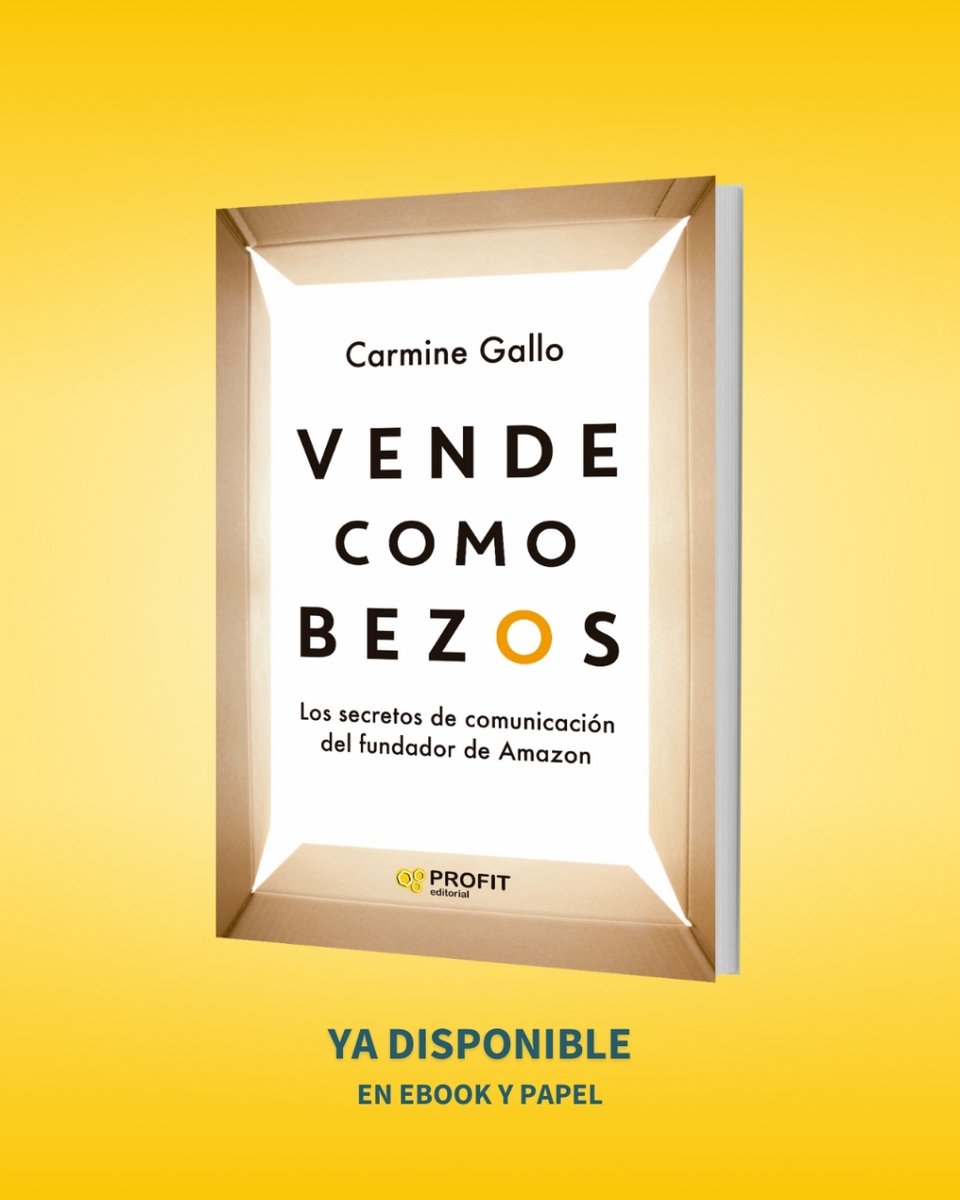 Con esta obra descubrirás cómo escriben, colaboran, innovan y presentan los trabajadores de Amazon para aumentar su eficiencia y evitar confusiones internas y externas👇🏻 Libro: 'Vende como Bezos' profiteditorial.com/libro/vende-co…