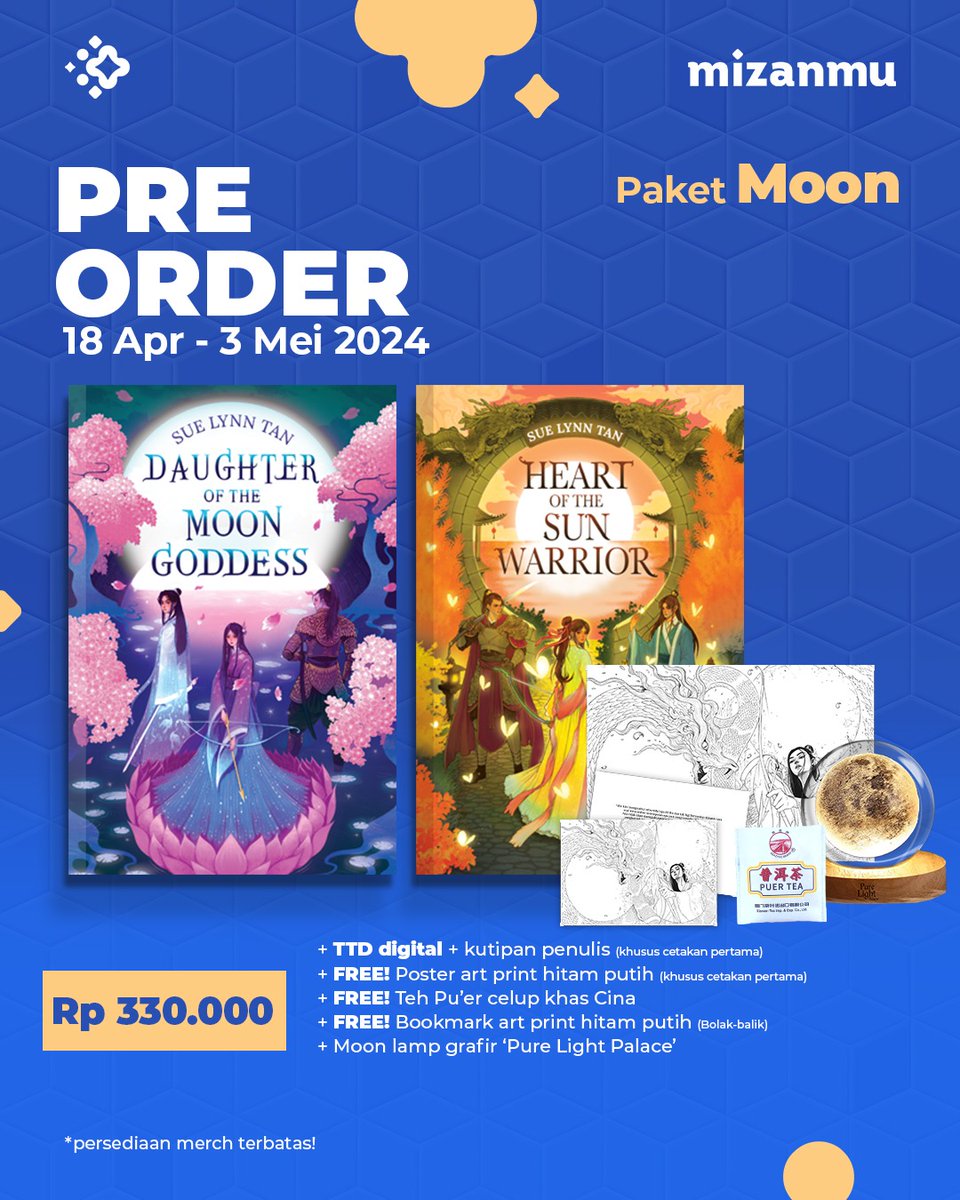 Alyanfz's tweet photo. Malam semua! Aku open PO untuk paket di bawah ini🥰✨️

Paket Sun 280.000➡️196.000
Paket Moon 330.000➡️242.000

(Harga belum termasuk admin shopee dan tokopedia + asuransi paket)

Pengiriman tanggal 6 Mei‼️
Bagi yang berminat bisa dm aku! 

#zonauang #PreorderBuku
#DOTMG #HOTSW https://t.co/myjD14by9d