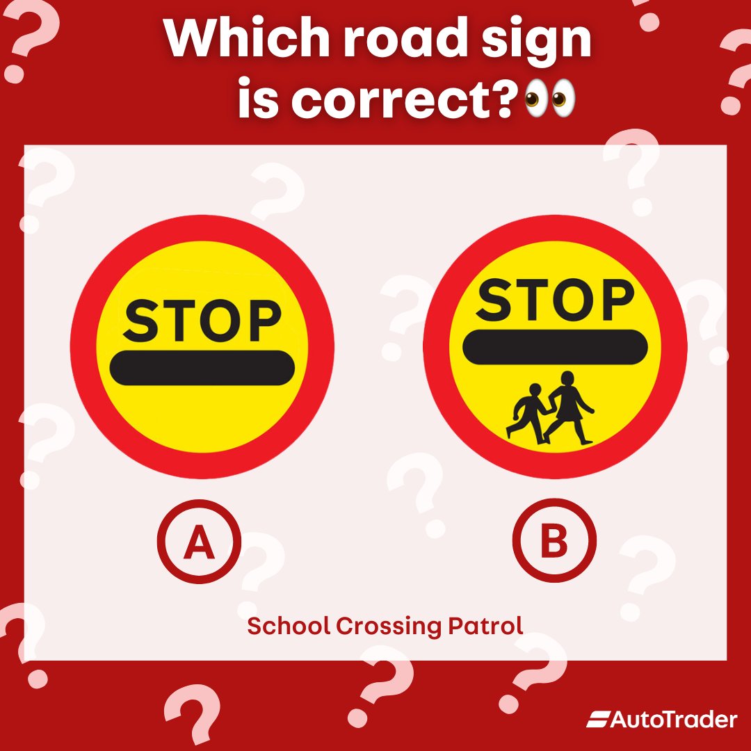 Time to put your road sign knowledge to the test 😎 Comment below which road sign is correct, is it A or B? 👇