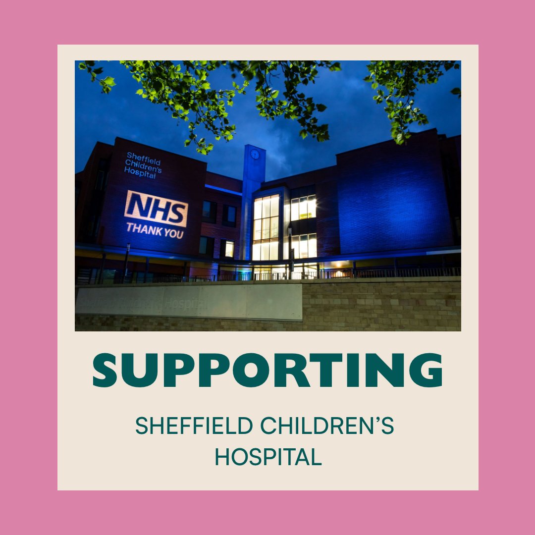 We are proud to be supporters of the amazing work being done at Sheffield Children’s Hospital. It’s one of only three stand-alone specialist children’s hospitals in the UK and it treats children from across the country. 🏥