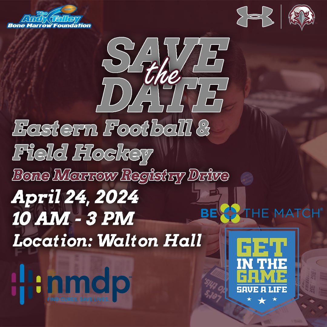 Join us in helping to save lives!! @TalleyBoneMarro @nmdp_org #GetInTheGame 🦅🦅🦅