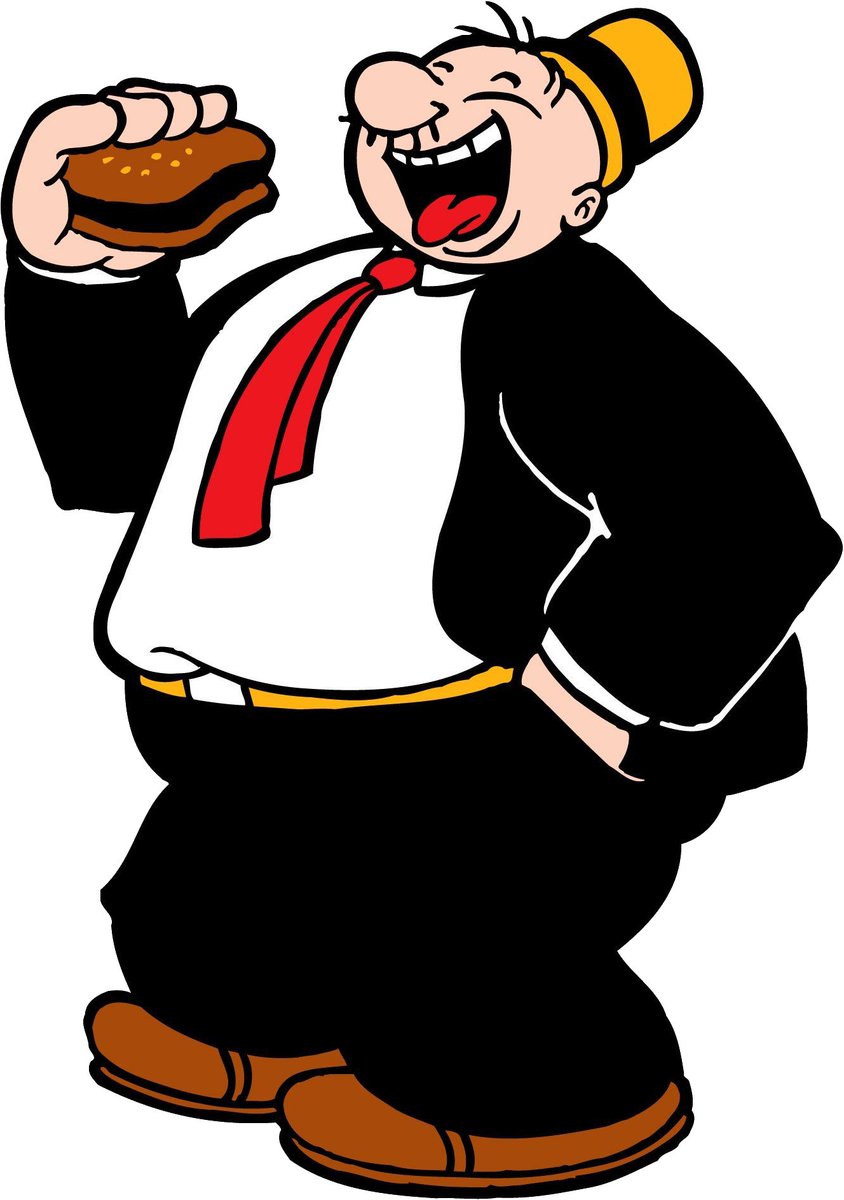 The last person known to have twerked for hamburgers was, of course, Wimpy. Sadly, Wimpy died of a massive coronary at the age of 48 just before making an appearance on Ed Sullivan in 1968. Nobody has twerked for burgers since. Larry here will be reviving a lost art.