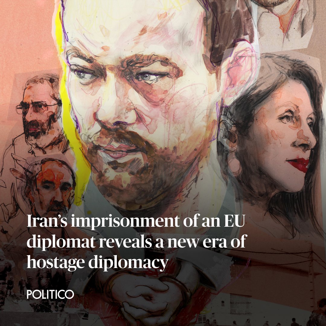 For the past two years, Swedish diplomat Johan Floderus has been held in Tehran’s notorious Evin Prison. Those familiar with his case say he’s likely the latest example of Iranian hostage diplomacy. But what does Iran want in return? 🔗 trib.al/KEj1EdN