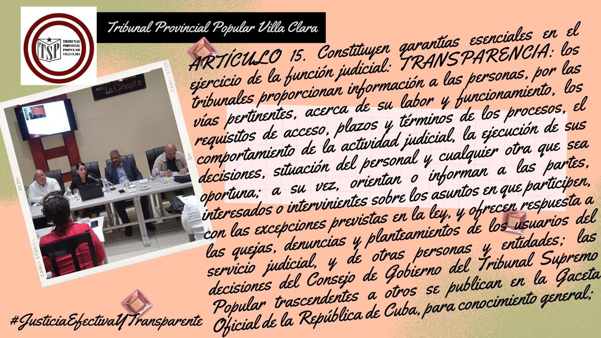 'El mejor modo de defender nuestros derechos, es conocerlos bien… José Martí' #JusticiaEfectivaYTransparente #Cuba