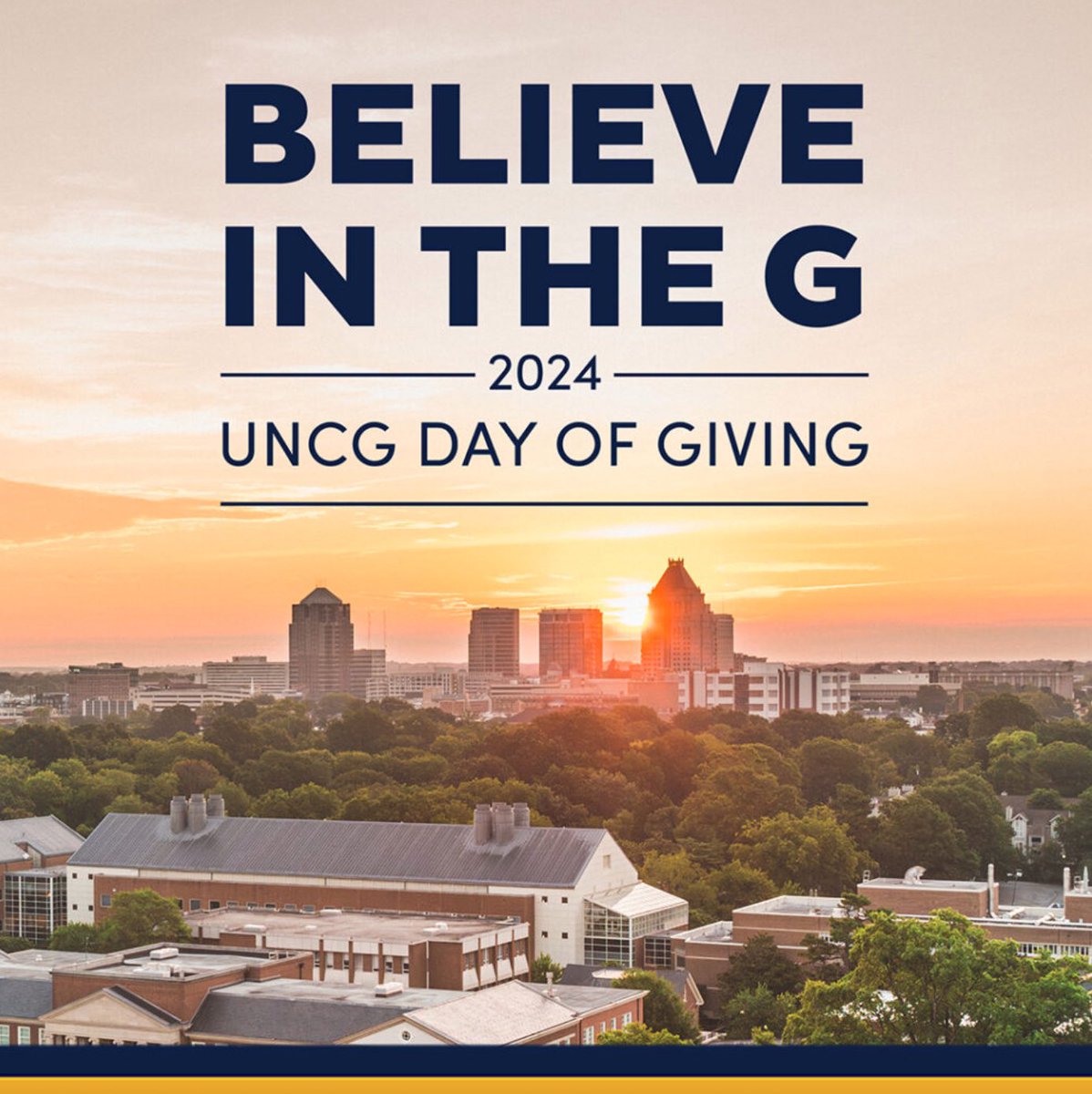 The 2024 Believe in the G fundraising campaign starts today! Please consider contributing to support the UNCG Genetic Counseling Program. Campaign lasts until 2pm tomorrow! Click here to donate: givecampus.com/6b22qm #believeintheg