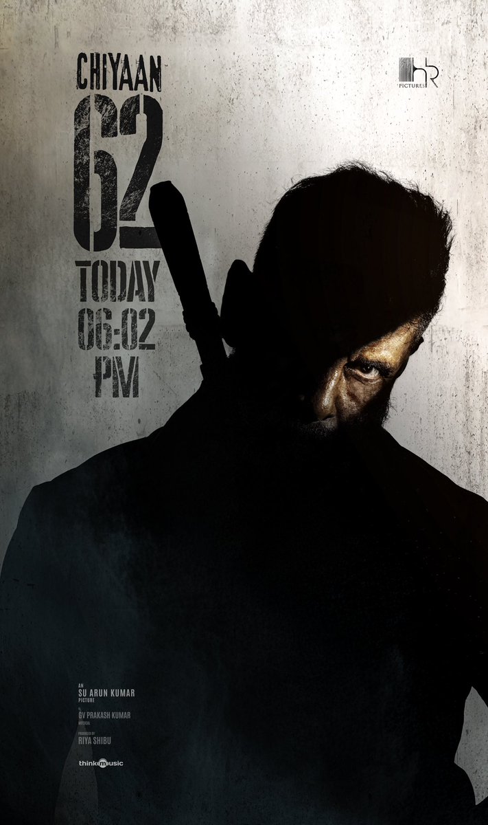 Chiyaan62's tweet photo. Stay tuned for the much-anticipated update on #Chiyaan62 dropping today at 06.02 PM. 🎉 Get ready to be thrilled!

@chiyaan #SUArunkumar @iam_SJSuryah #surajvenjaramoodu @gvprakash  @officialdushara @thenieswar @editor_prasanna @tuneyjohn #CSBalachandar @riyashibu_
@hr_pictures https://t.co/kxbpITWCHT