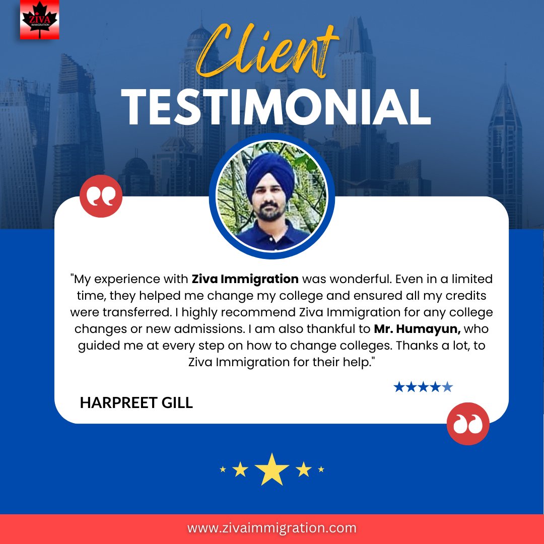 Transforming Dreams Into Reality! 🌟✈️ One of our delighted clients shares their journey to a new beginning in Canada. 

#ClientSuccess #ImmigrationJourney #DreamsComeTrue #workincanada #CanadaImmigration #CanadaPR #testimonials #positivereviews #zivaimmigration