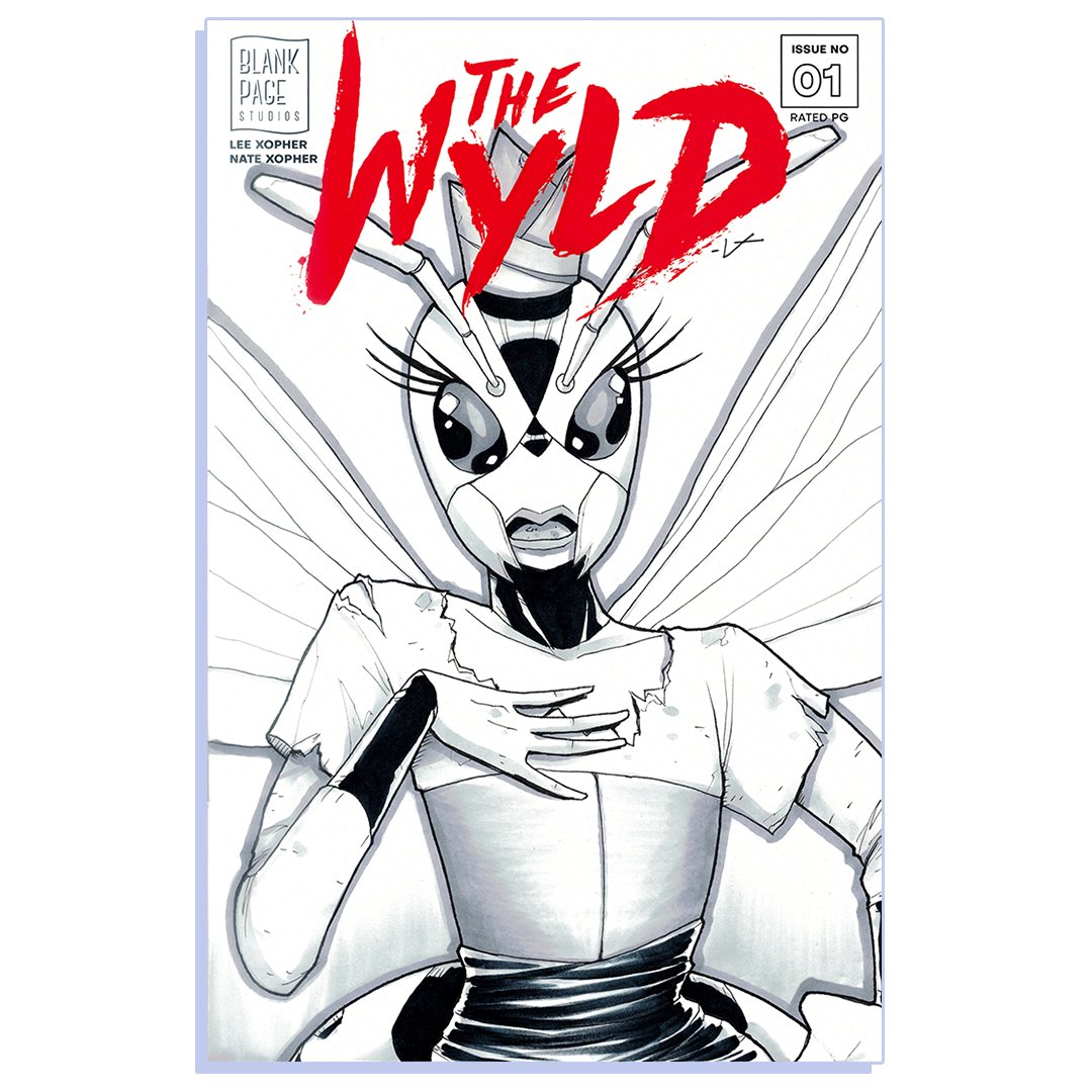 Here's my version of Vespa 🐝 The original art is still available, so grab it while you can! Link in profile 🔥

#makecomics #smallpress #indiecomics #comics #digitalart #furry #anthro #thewyldcomic #blankpagestudios #natexopher #leexopher