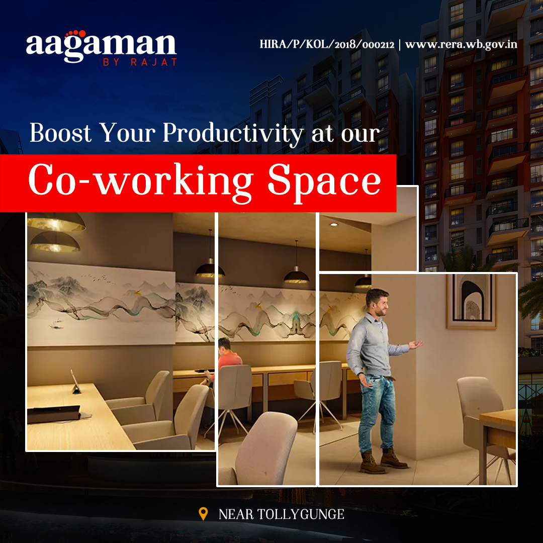 Elevate your productivity at Aagaman's Co-working Space! Escape distractions and conquer your workday in a modern, inspiring environment.

Explore now: rajathomes.com/aagaman/

#Aagaman #RajatHomes #LuxuryHomes #DreamDevelopDeliver #Kolkata #LuxuryLiving #LuxuryLifestyle