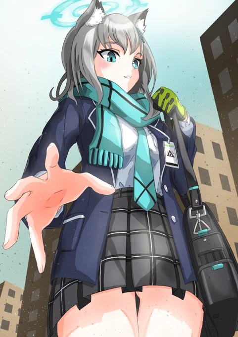 「シロコちゃん!」#ブルーアーカイブ #砂狼シロコ 