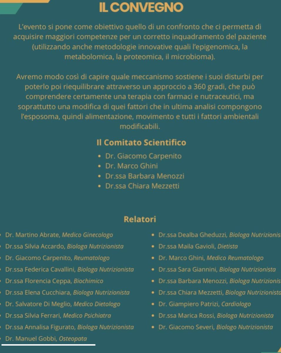 ManuelGobb1's tweet photo. Con grande piacere sarò ospite e relatore al convegno "Nutriamo la vita. Il paziente del futuro" con un intervento dal titolo "L'intestino che parla, le mani che ascoltano".

Cercherò di esplorare le connessioni tra l'osteopatia, l'intestino e il mondo della nutrizione. https://t.co/dUDEd4Z0Ix