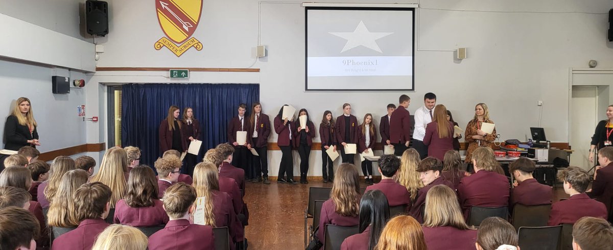 Today saw the turn of our Year 9 students to receive progress, attainment and attendance certicates for the Spring term. Well done to all of our deserving winners!