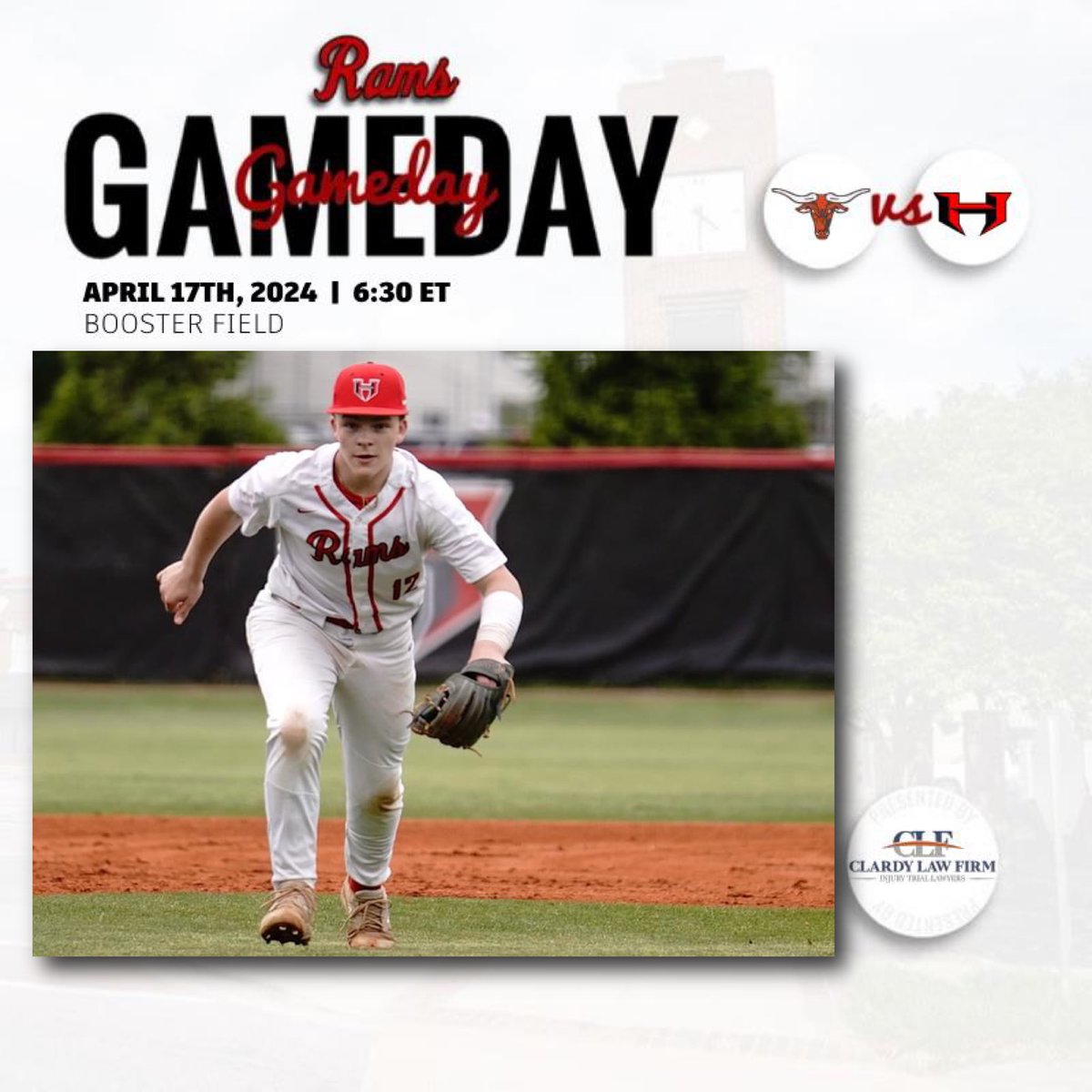 HHSRamsBaseball's tweet photo. Rams look to even the series tonight at home!🐏⚾️
🗓️ April 17, 2024
📍Simpleville, SC
🏟️ Booster Field
🆚 Mauldin Mavericks
⏰ 6:30 PM
📊 GameChanger
#NoHeart | #DBTH | #Backdown https://t.co/ns7ulIKLMY