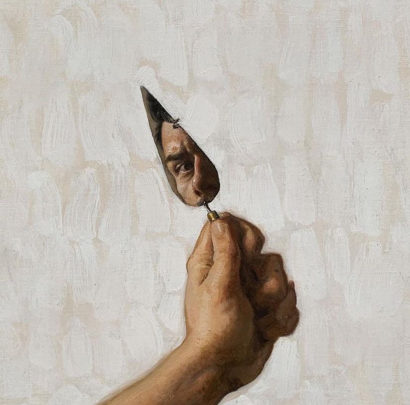 “Self Portrait In Sharp Relief” by Brendan Fitzpatrick https://t.co/mv0H8bU9fR