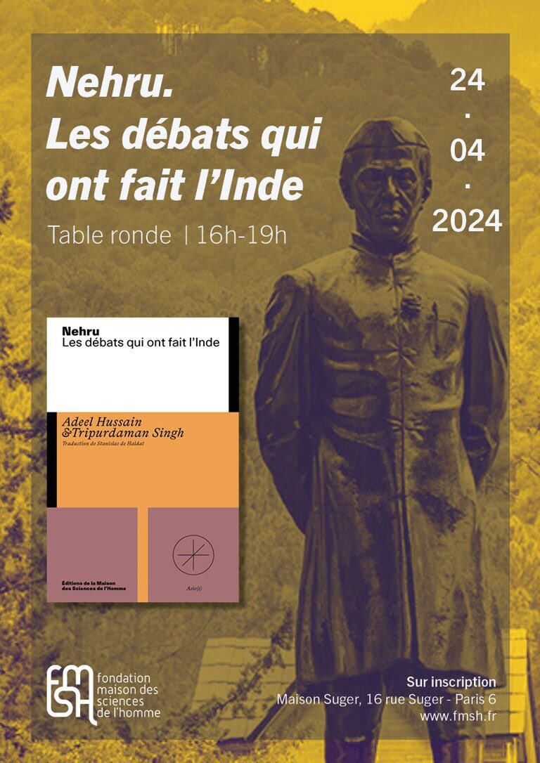 💬 Round-table in Paris @FondationMSH to release the #French edition of #Nehru @EditionsMSH 🗣️@adeelh693 @nicoblar @vijaysinghparis + If you happen to be in Paris and at a loose end, please do come. fmsh.fr/agenda/nehru-l… @IndiaembFrance #India RT to share widely :)