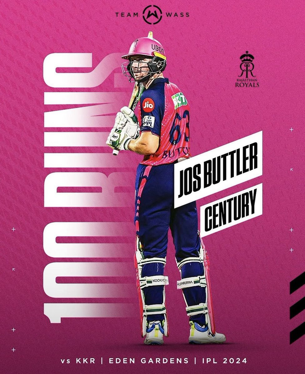 Jos the boss…MVP extraordinaire…bringing his own brand of magic to the @IPL ✨with a match winning score of 107* off just 60 balls 🐐 @rajasthanroyals #HallaBol