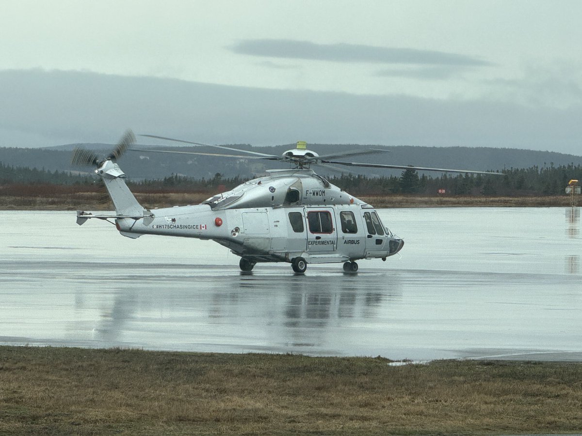 #h175chasingice spotted just moments ago departing RWY 28 at CYYT