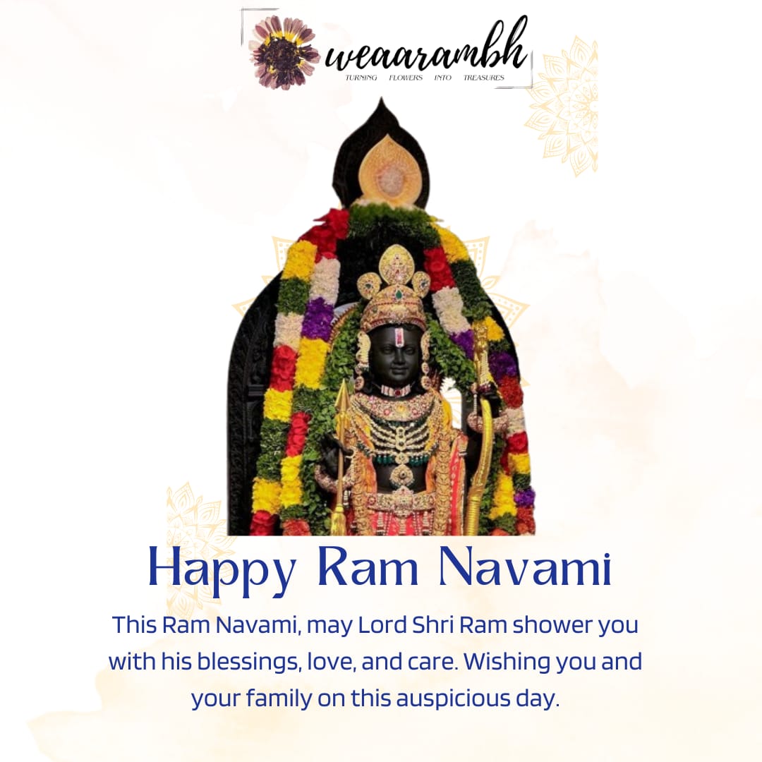 Wishing our entire Weaarambh family a very Happy Ram Navami! Just like our beloved Lord Rama stood for goodness and caring for the earth, the Weaarambh brand works to make products that are good for our planet. #HappySriramanavami #AyodhyaRamMandir #Wednesdayvibe #Ramnavmi