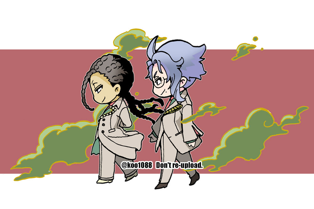 「【※タピ後編ネタ】一緒に歩いてる2Cカッコよかった 」|こおのイラスト