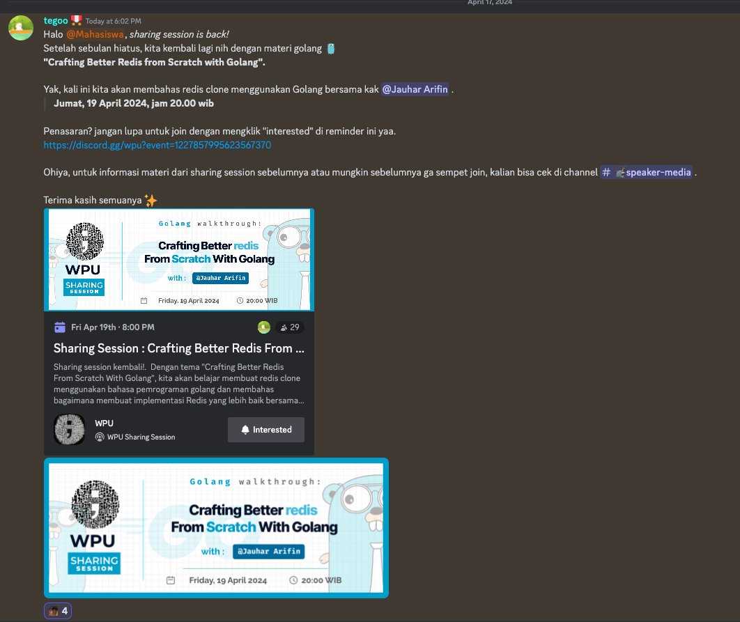 Wah 👍👍👍 Must attend ini 'Crafting Better Redis from Scratch with Golang' @jauhararifin10