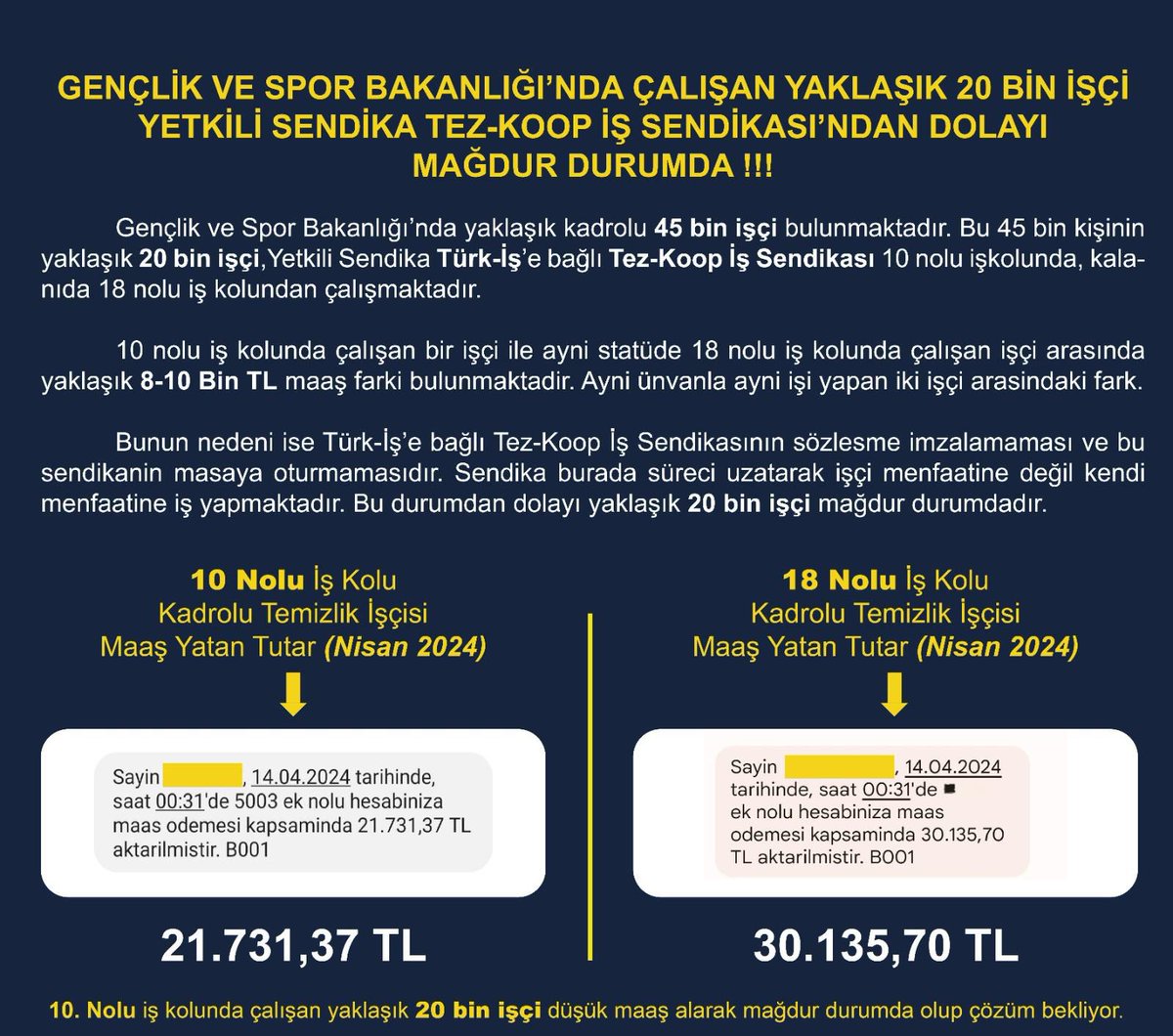 s_uuyar's tweet photo. #20BinİşçiMağdur https://t.co/RHSnHTFsHc