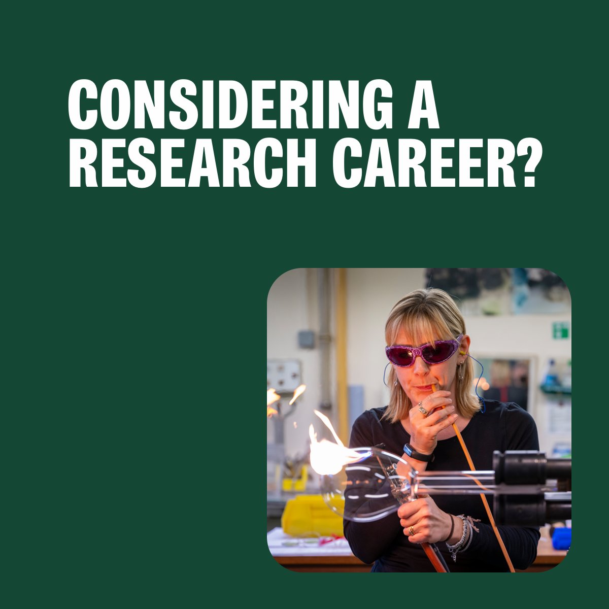 Considering a career in research? Not sure what direction you want to take? Join us for our Working in Research event next week, to hear from experts from a variety of research backgrounds. Book your free place at this event now: tinyurl.com/yfc6ekvn