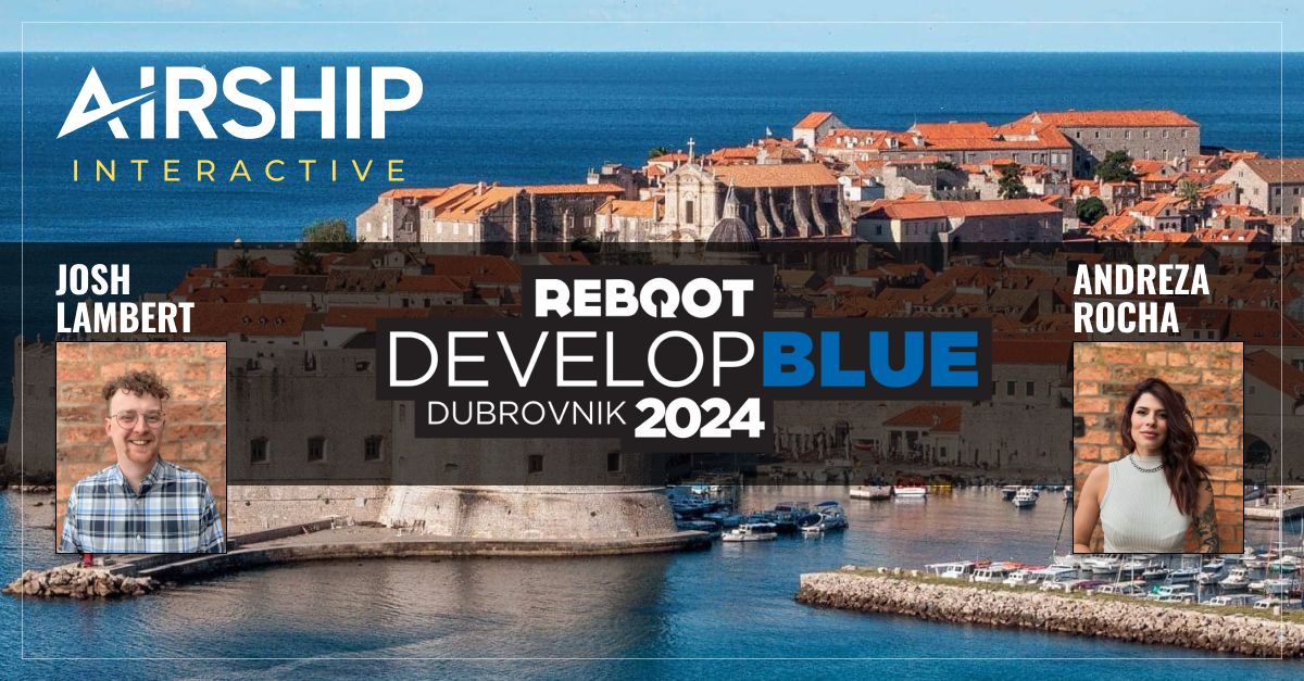 Slide into the DMs of our fantastic duo, Josh and Andreza, to map out the perfect rendezvous point amidst the buzz of the Reboot Develop conference! Whether it's over a steaming cup of coffee ☕️ or a refreshing cocktail 🍹 

See you in Dubrovnik! 🎮

#rebootdevelop #gamedev