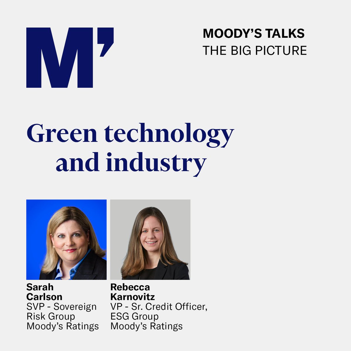 Per-#EarthDay, we explore credit impacts of emerging green tech in The Big Picture Podcast, looking at transition risk & broader decarbonization. 👉 Listen to the podcast: mdy.link/4aEkRks #MoodysonClimate
