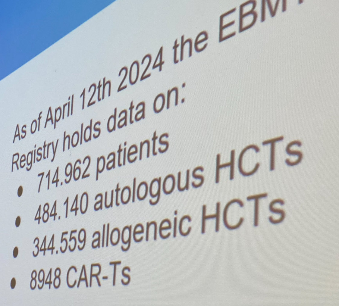 Close to 9000 reported CART within the ⁦@TheEBMT⁩ Registry. Great talk by Annemiek Markslag at the ⁦@GoCARTcoalition⁩ meeting. Cheers to all that make this possible ⁦@TheEBMT_CTIWP⁩ ⁦@CChabannon⁩ ⁦@AnnalisaRugger1⁩