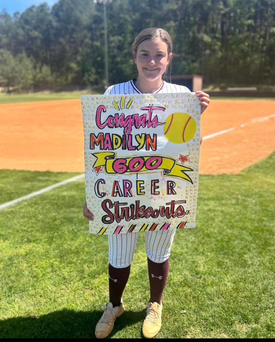 600 strikeouts and counting!

We are proud of you! <a href="/madilyn_graham/">Madilyn Graham</a> 🥎