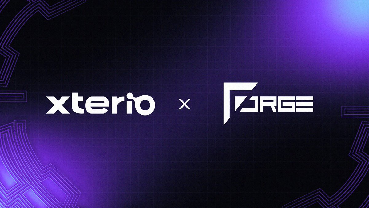 XTERIO x FORGE Airdrop (@XterioGames)
🏷 Reward : Confirmed ( $XTER )
🪂 Register :  forgegg.io/invite/ALQnfxH
🌉 Bridge: bridge.xterio.io

➖ Connect  Wallet
➖  Check-in (Daily)
➖ Complete quests

#XTERIO $XTER #FORGE #FORGEGG #XterioGaming $BLOCK $COOKIE $PARAM #layer2