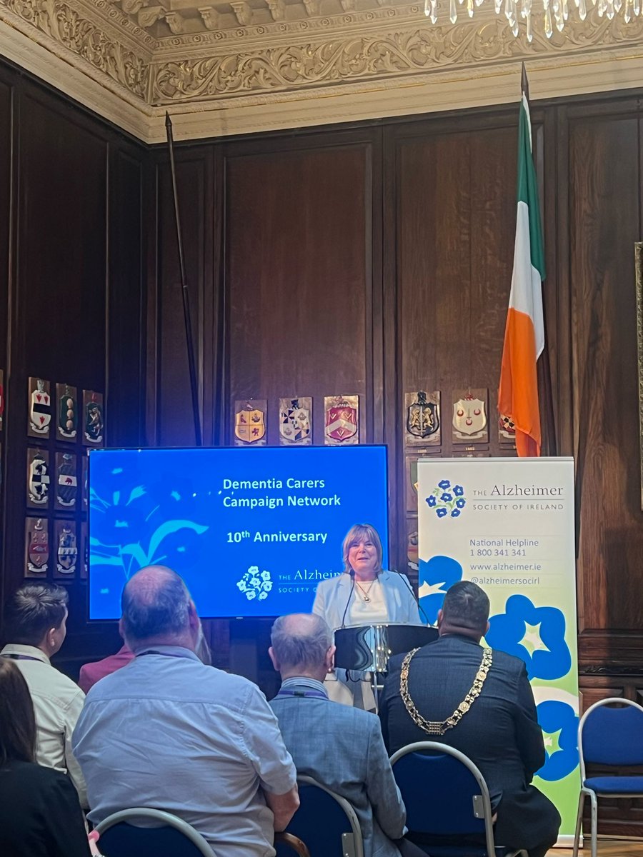 'To see what the DCCN have achieved over the last 10 years is phenomenal.' Minister @MaryButlerTD speaking at our 10th Anniversary Celebration #DCCN10 💜 💜 @alzheimersocirl