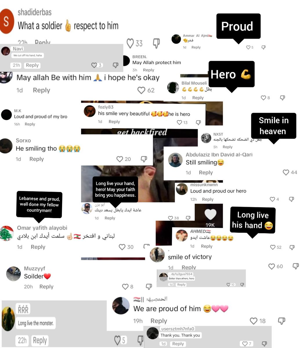 From just one TikTok post about the stabber of Mar Mari, we can find these psychotic comments made by Islamists. I couldn't fit everything into one post, which should tell you enough.