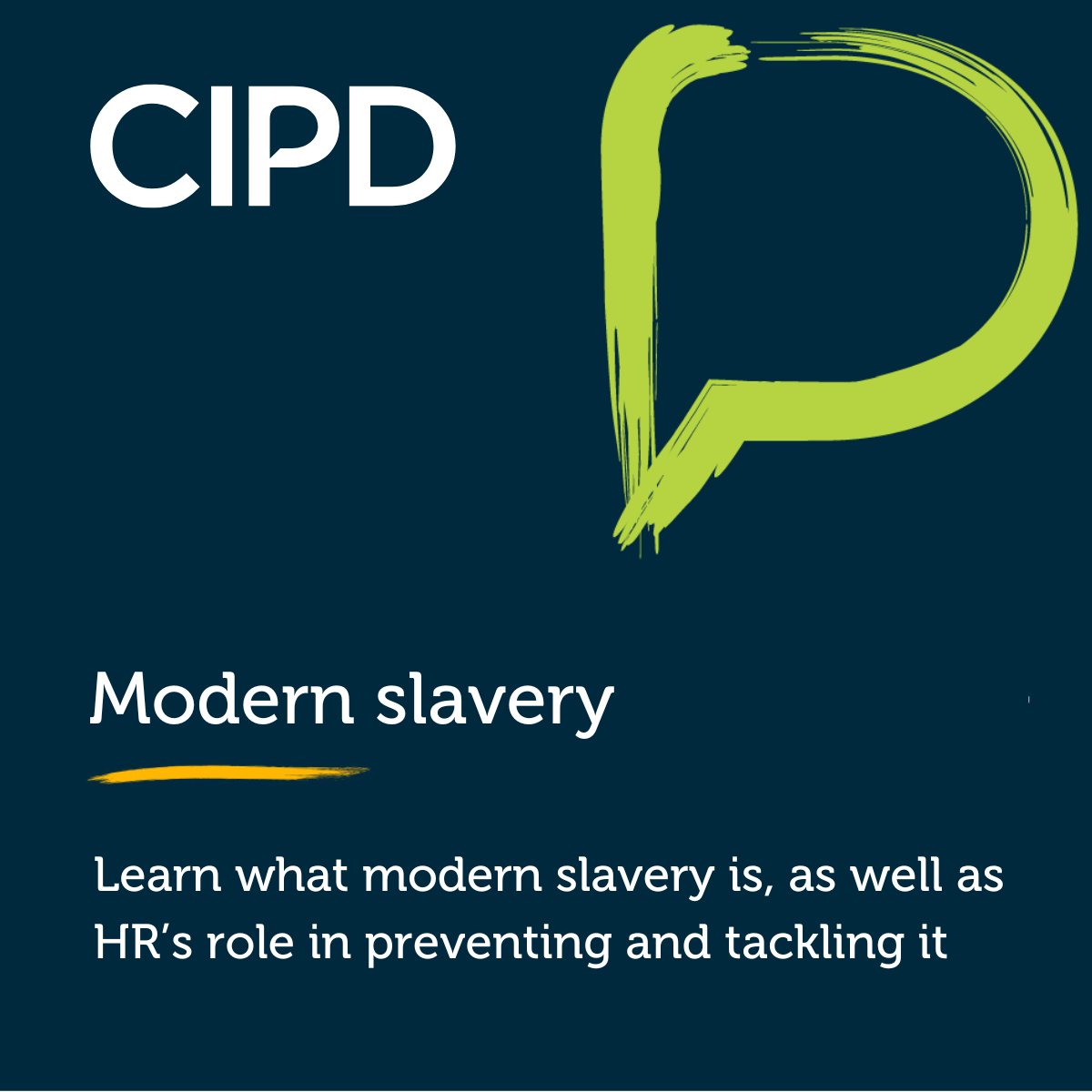 Our updated factsheet looks at HR’s role in preventing modern slavery, how to spot the signs and mitigate the risks, and legislation and reporting requirements. Read it here: ow.ly/bRbB50RhbGW #ModernSlavery #ESG #HR #peopleprofession