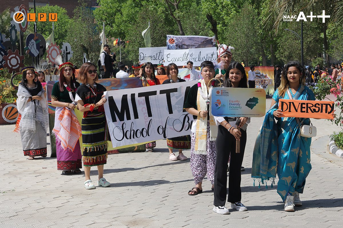 The annual fest, One India 2024, at Lovely Professional University, took place amidst massive cultural diversity celebrations on campus. This year, the theme of the fest was 'Equality, Diversity, Inclusivity.'

 #OneIndia2024 #DiversityCelebration #InclusiveCulture