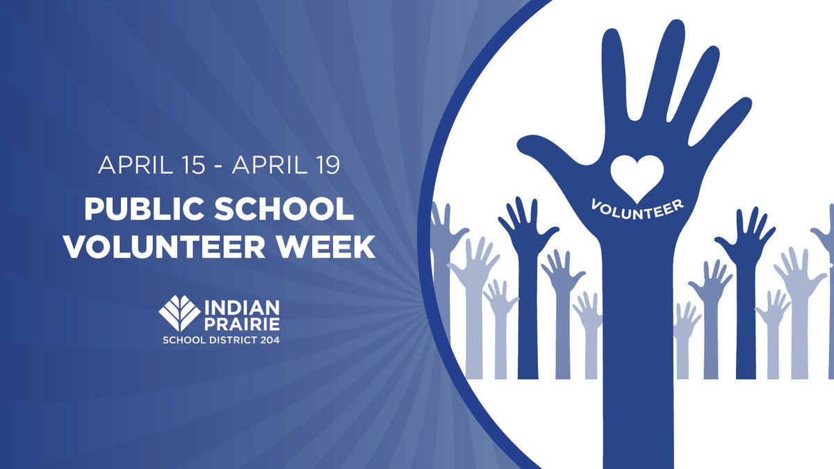 This week is Public School Volunteer Week! We are grateful for all the volunteers who help out in our schools and at school activities, and appreciate all you do to support our students and staff!