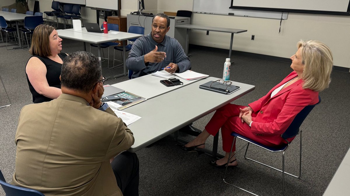 UMDCollegeofEd's tweet photo. .@UMDCollegeofEd is playing a critical role in the transformation of public education in Maryland.
#EdTerps sat down with @marylandmatters' William Ford to discuss how their work supports the implementation of the Blueprint for Maryland’s Future.
#EdTerpsforGood https://t.co/W65Al1FYZK