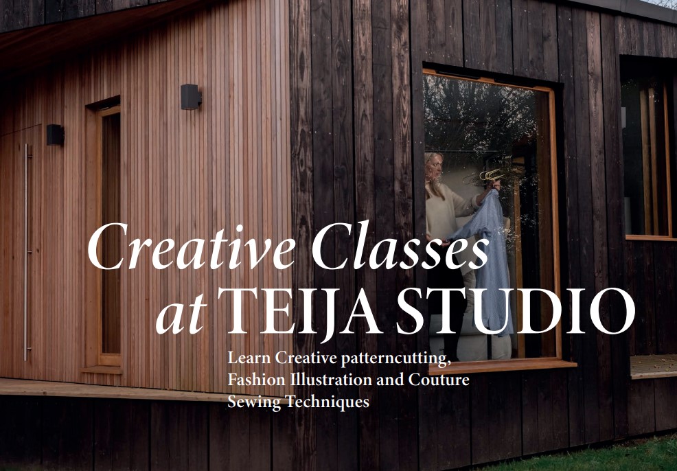 Cornwall #CreateGrowthProgramme alumni @TeijaEilola is offering a small number of creative classes this summer at her studio in Cornwall. Classes include: pattern cutting, couture sewing techniques and creative illustration. Find out more by contacting: studio@teijaeilola.com