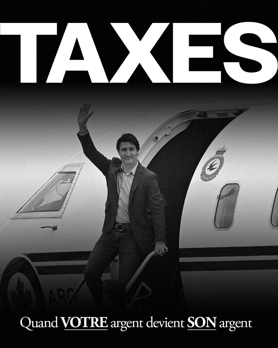 Trudeau augmente les taxes des travailleurs canadiens pour financer ses dépenses inflationnistes. Trudeau dépense. Les Canadiens paient.