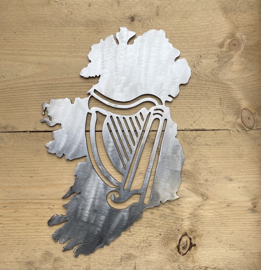 For our Irish friends. 310mm high, laser cut from 3mm mild steel and are £35 inc. p&p. cutandddraig@gmail.com cutandddraig.co.uk