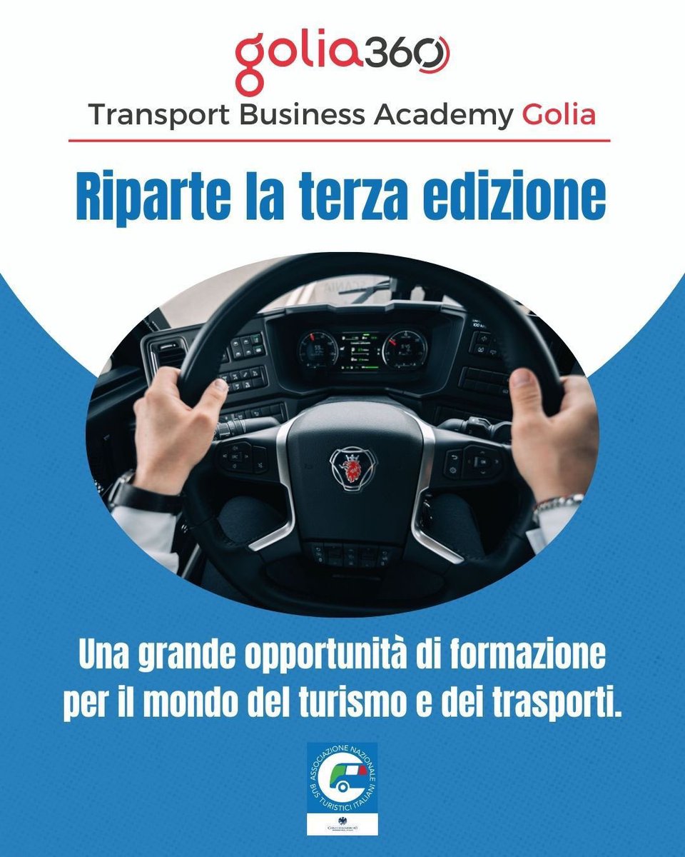 🔵🔴 Transport Business Academy Golia360: Terza Edizione, una grande opportunità di #formazione 👉🏻 I primi 5 moduli saranno tenuti da I-AER (i-aer.com) 🟥 Info e dettagli > goliaweb.it/formazione