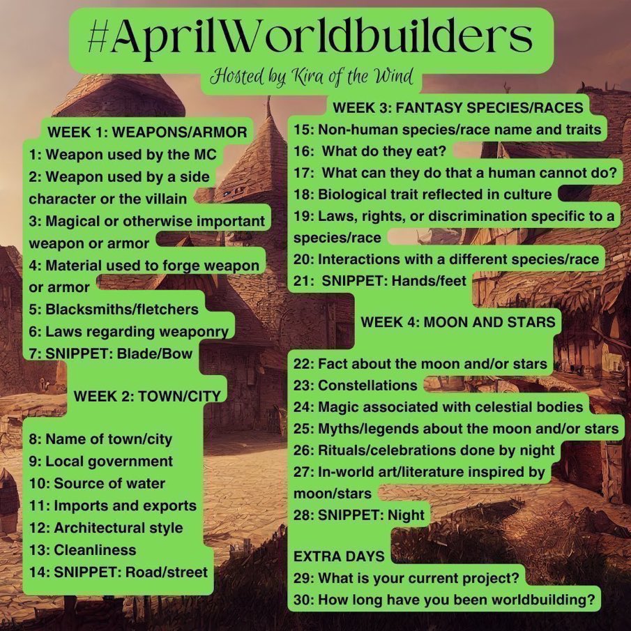 17) Seicrura: Fastest swimmers and commonly more intelligent.
-Mawjiiga: run on all 4s and survive the hottest deserts.
-Allatis: wag their tails 😂😂😂

#aprilworldbuilders