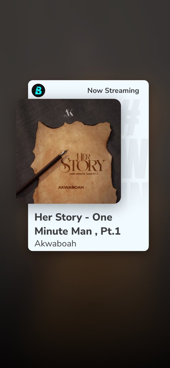 Listen to Her Story - One Minute Man , Pt.1 by Akwaboah on Boomplay. boomplay.com/share/music/16…