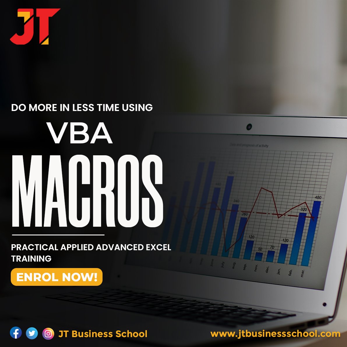 JTBusinessSch's tweet image. Transform Your Excel Skills: Master VBA Macros for Real-World Applications!
#ExcelWizard #VBAEssentials #HandsOnLearning