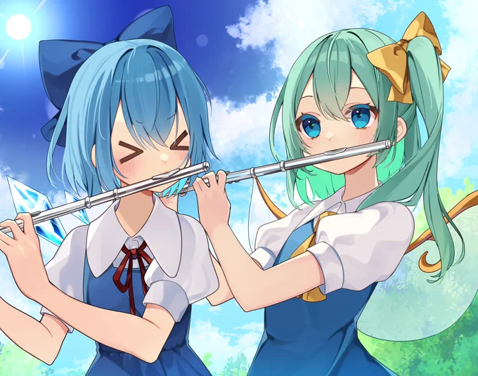 リクエストありがとうございました!チルノと大妖精#東方Project 
