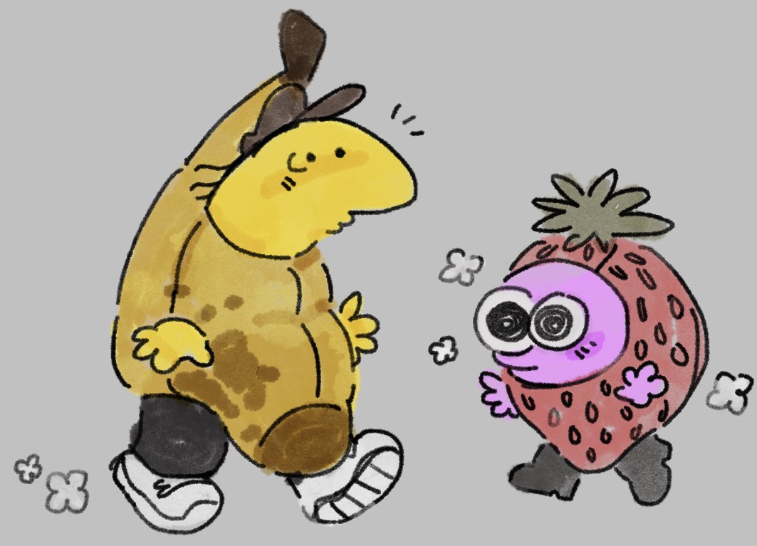 literally just banana charlie and strawberry pim again